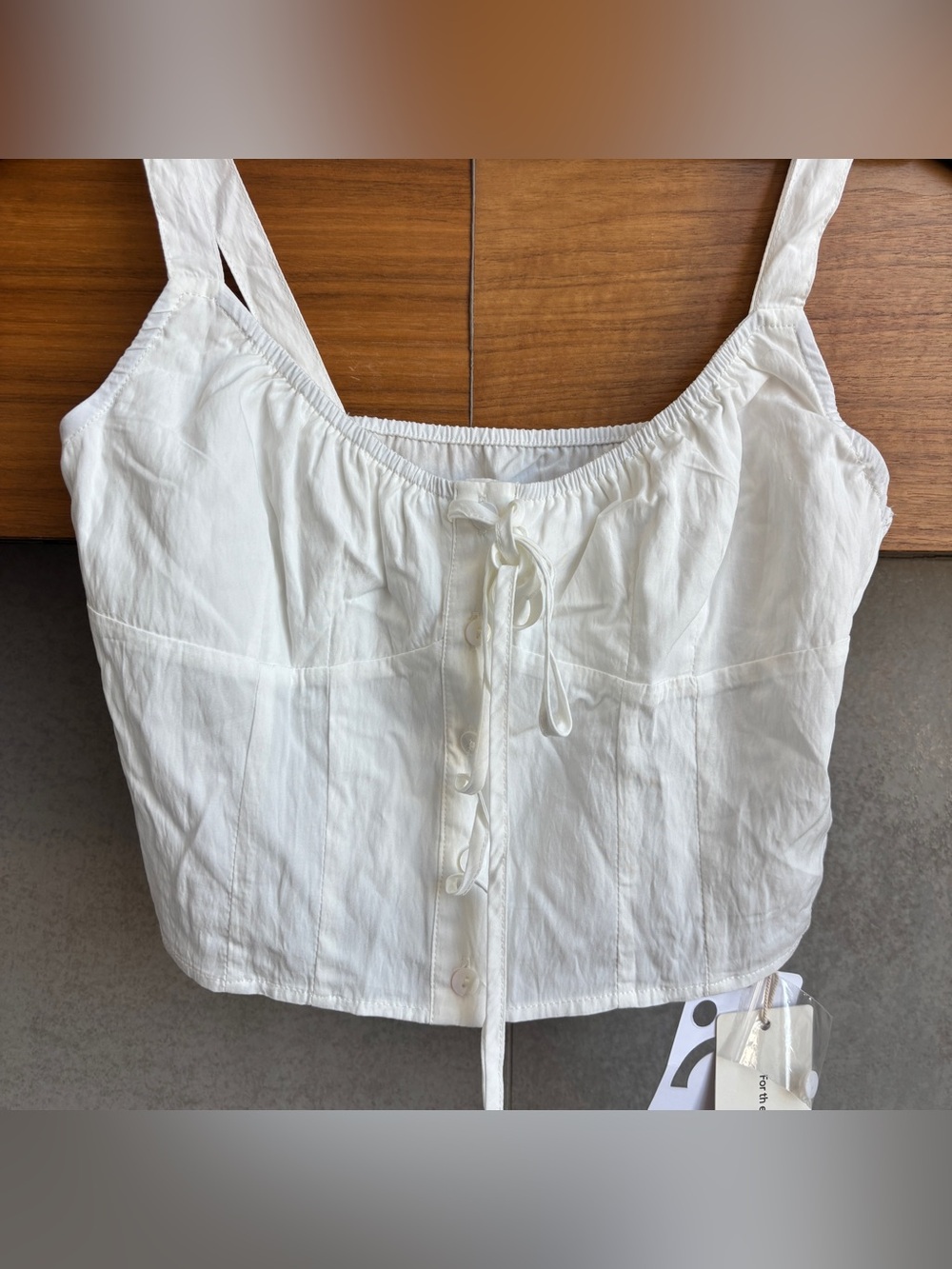 NWT COMMENSE Cowgirl Aesthetics Corset Top, Size XS - Picture 5 of 8